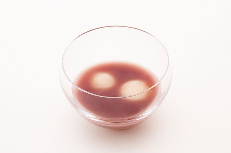 冷やし白玉しるこ